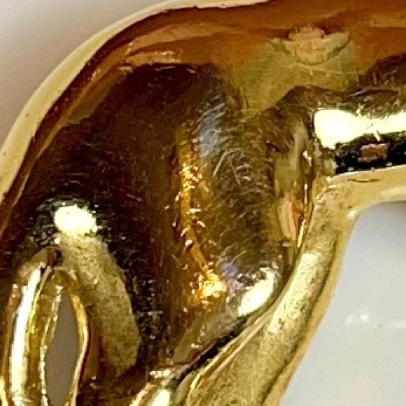 Givenchy Rare Vintage Lioness W/ Crystal Emerald Eyes Brooch - Picture 5 of 8